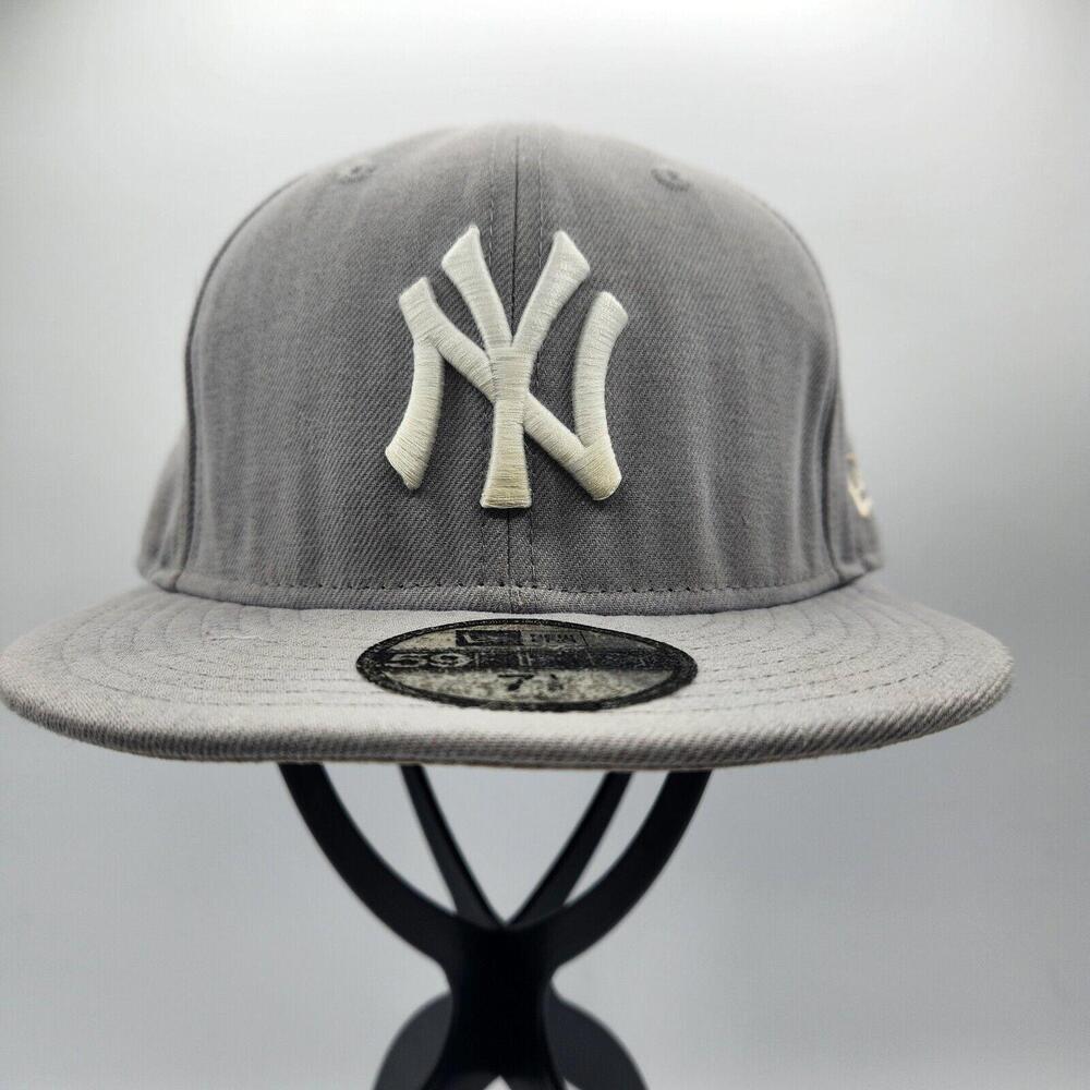 New Era‎ 59Fifty New York Yankees Fitted Hat Gray Size 7 1/8